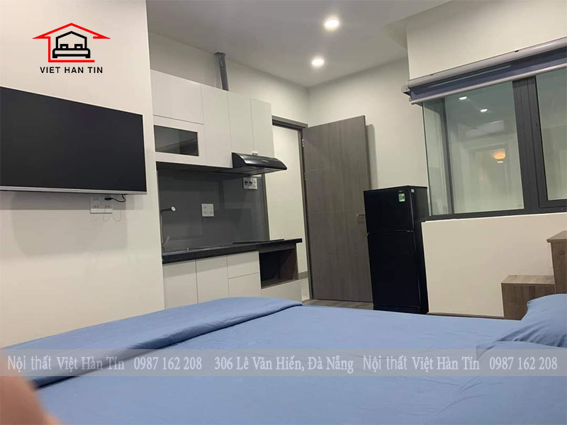 thi công căn hộ mini full nội thất
